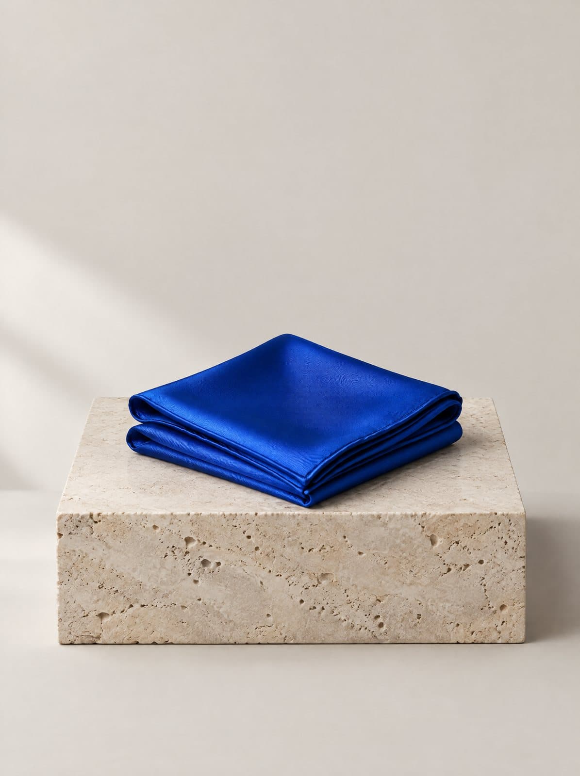 Amalie Silk Square in Cobalt