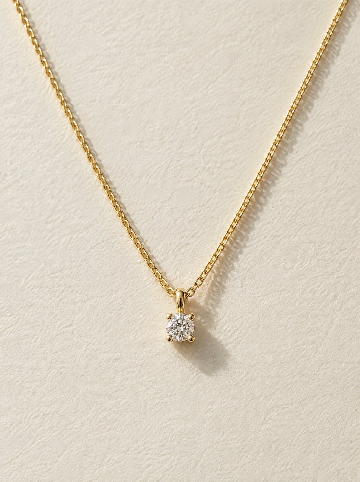 Astra Diamond Pendant in Yellow Gold