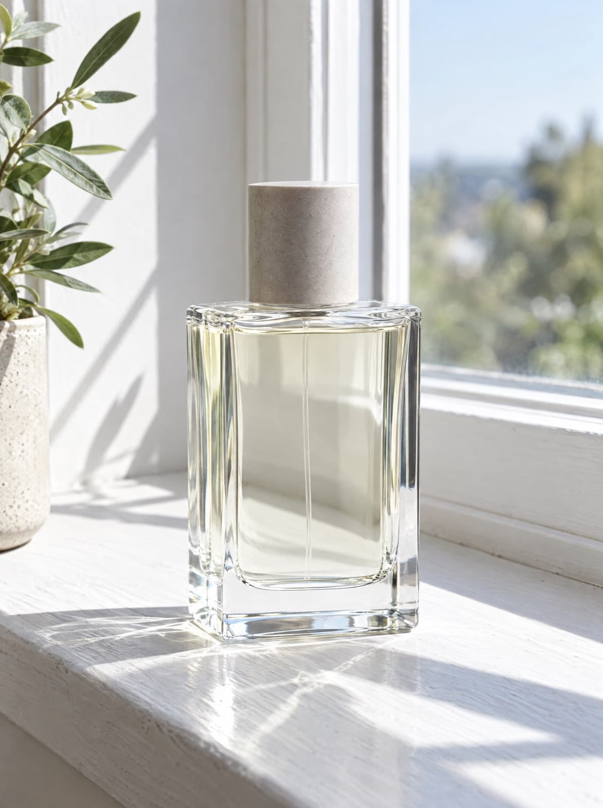 Neroli Linen Eau de Parfum in bright daylight
