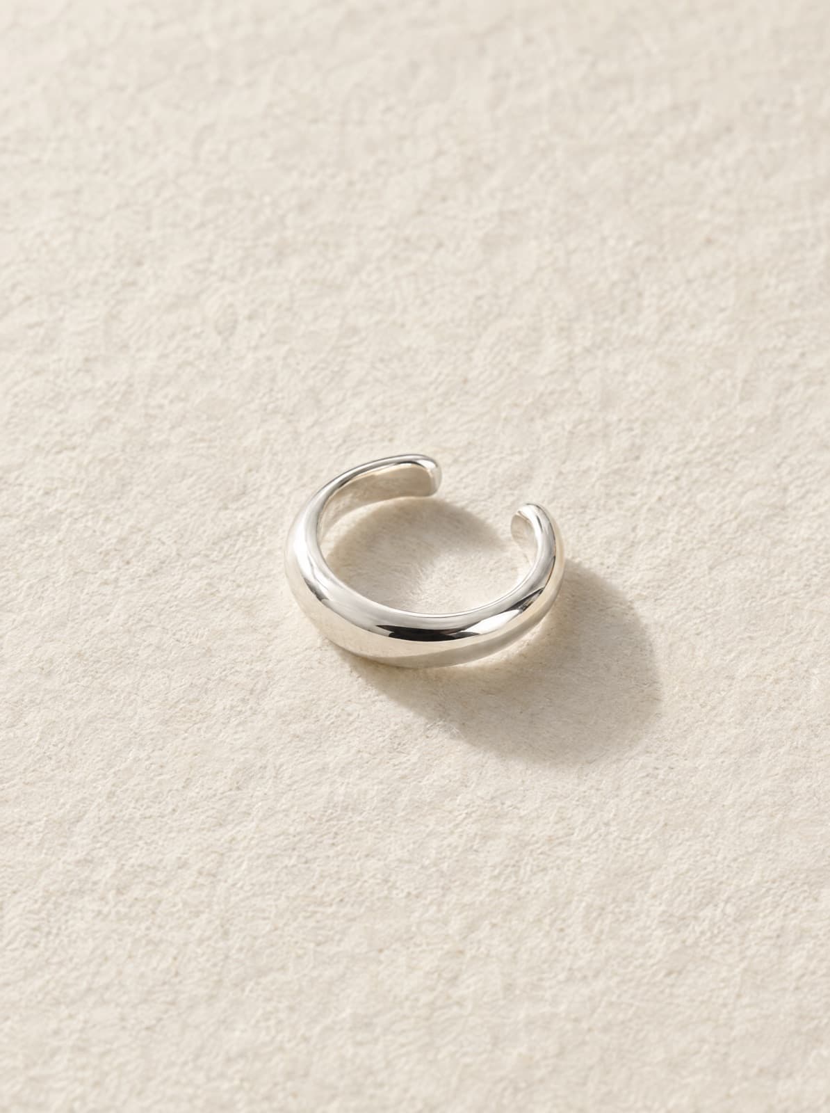 Caro Ear Cuff in Silver