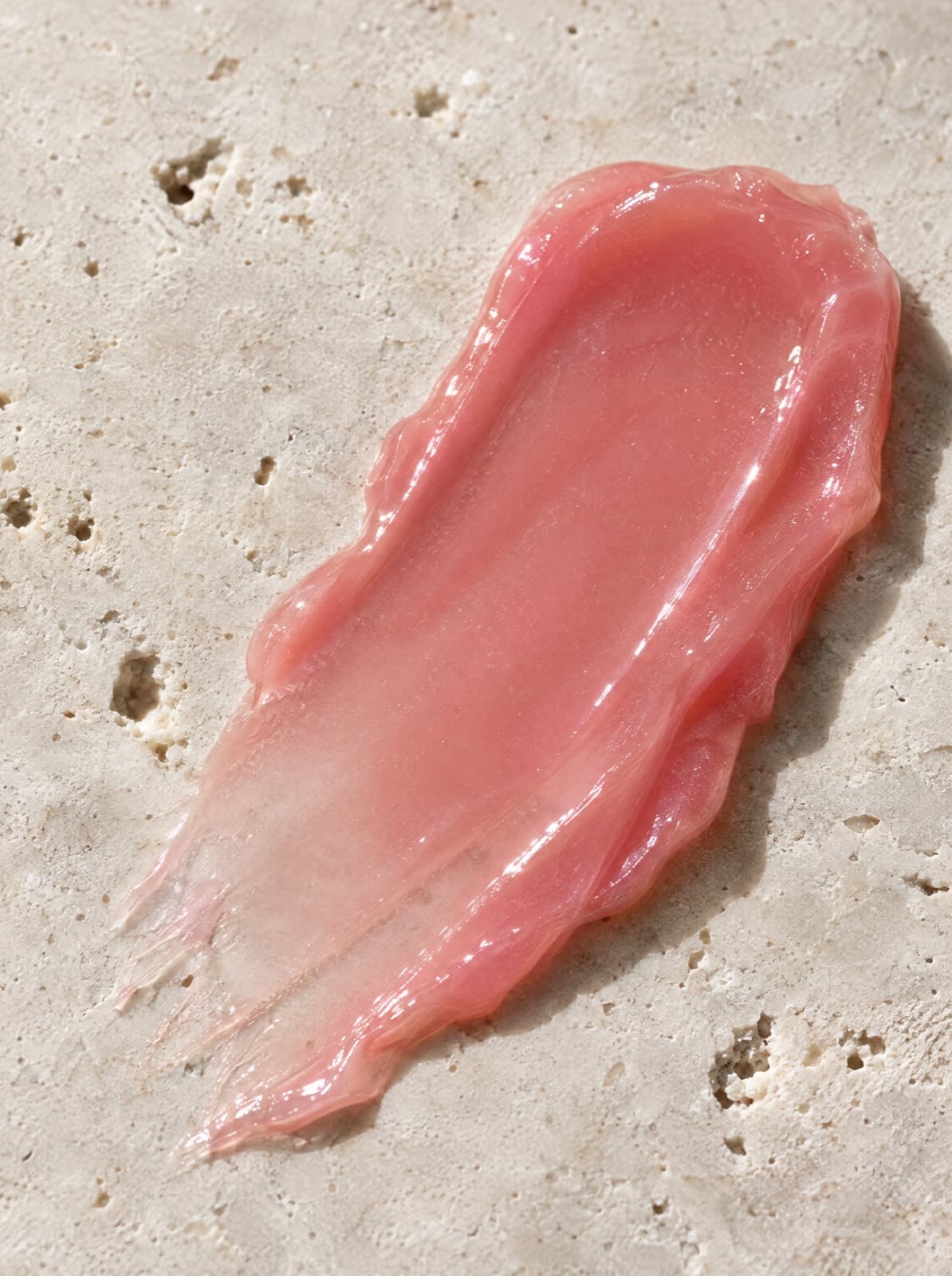 Lip Balm Tint in Bare Rose, texture swatch