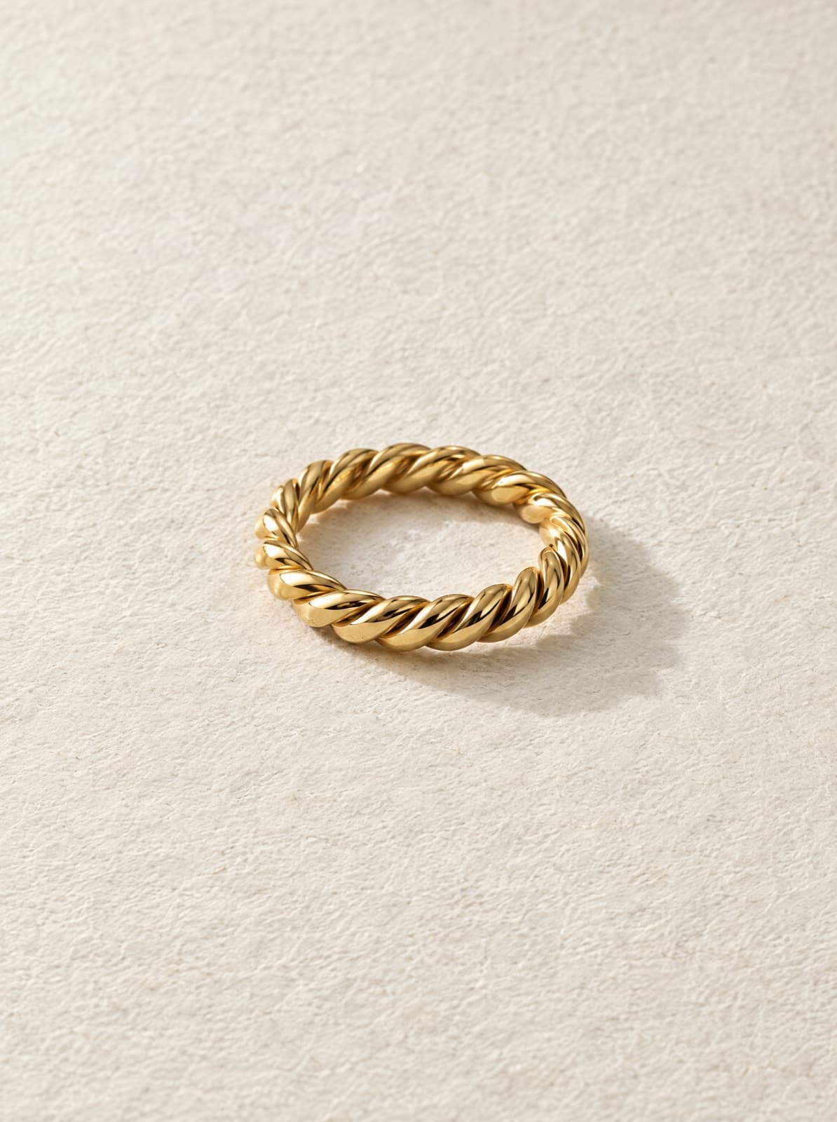 Nell Twist Ring in Gold