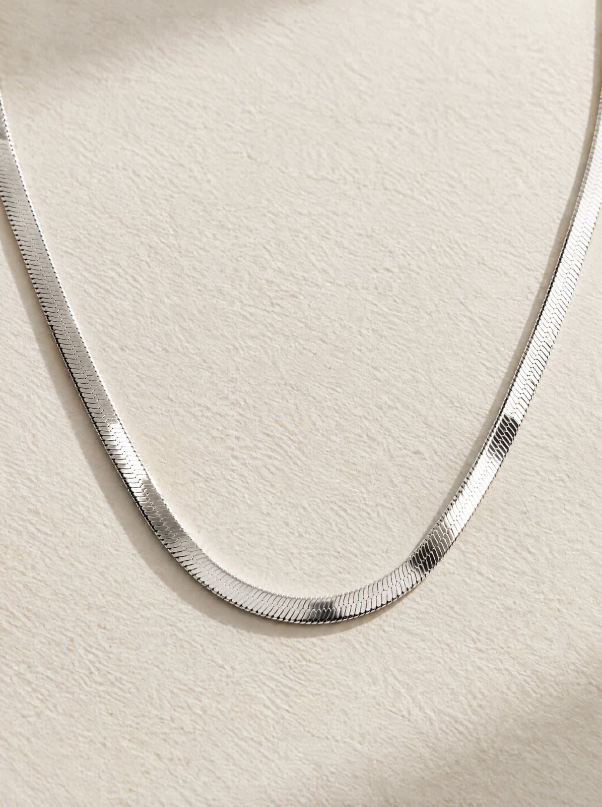 Rill Snake Chain in Silver