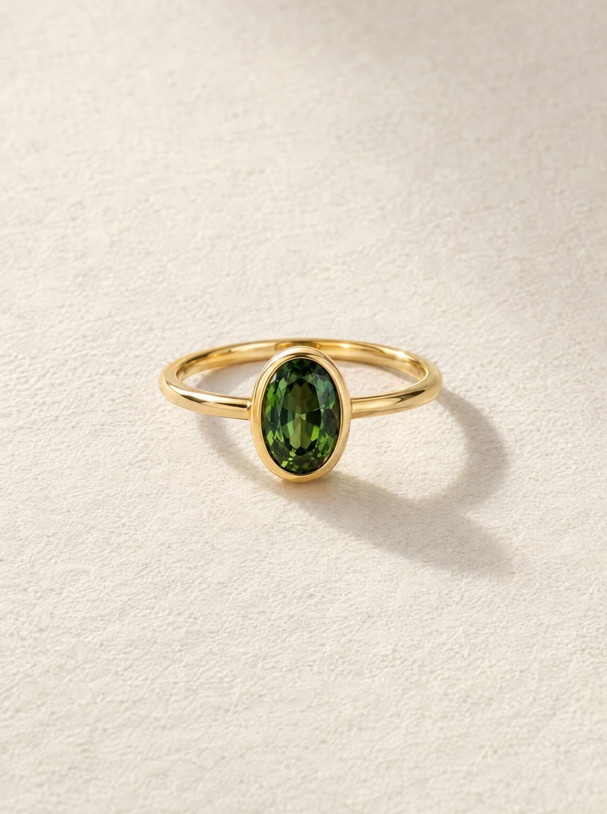 Sabine Tourmaline Ring in Yellow Gold