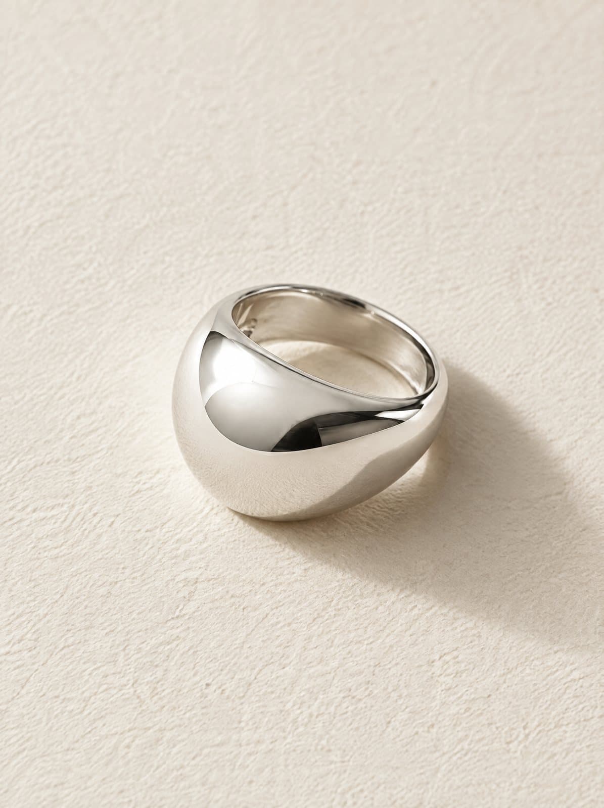 Swell Dome Ring in Silver